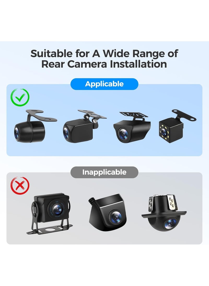 NEW SMART Rear Canera Mount-Windshield and Mirror Mount,Backup Camera Holder With Adhesive,Dash Cam Rear Camera Holder, Compatible With Reverse Camera, Rear View Camera, Mirror Mount For Vehicles, Cars, Trucks - Image 4